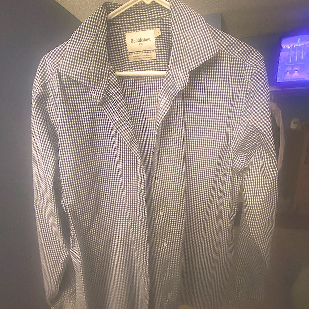 Men’s Navy Button Down Large Goodfellow @ Co.